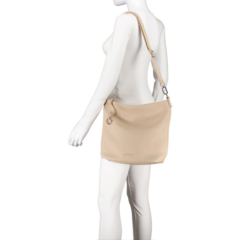 Beuteltasche Debby 13603 Sand, Farbe: beige, Marke: Suri Frey, EAN: 4056185178962, Abmessungen in cm: 26x28.5x14.5, Bild 5 von 8