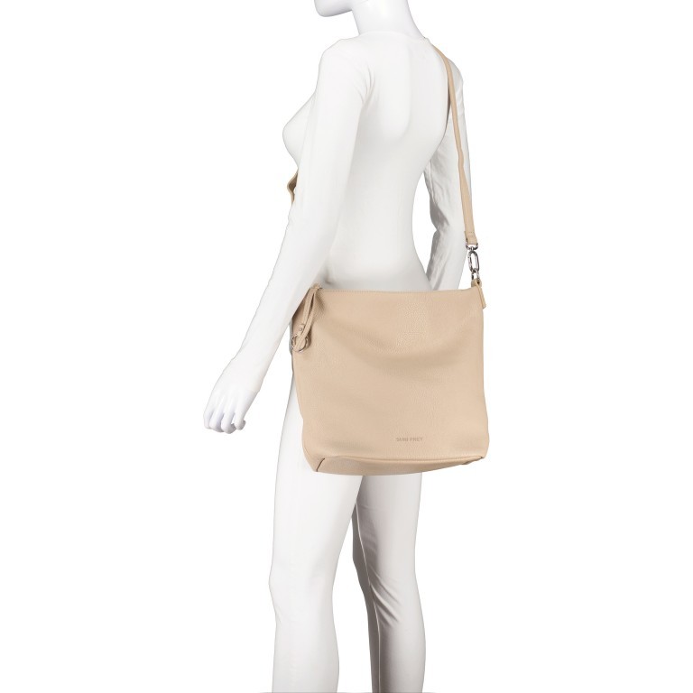 Beuteltasche Debby 13603 Sand, Farbe: beige, Marke: Suri Frey, EAN: 4056185178962, Abmessungen in cm: 26x28.5x14.5, Bild 6 von 8