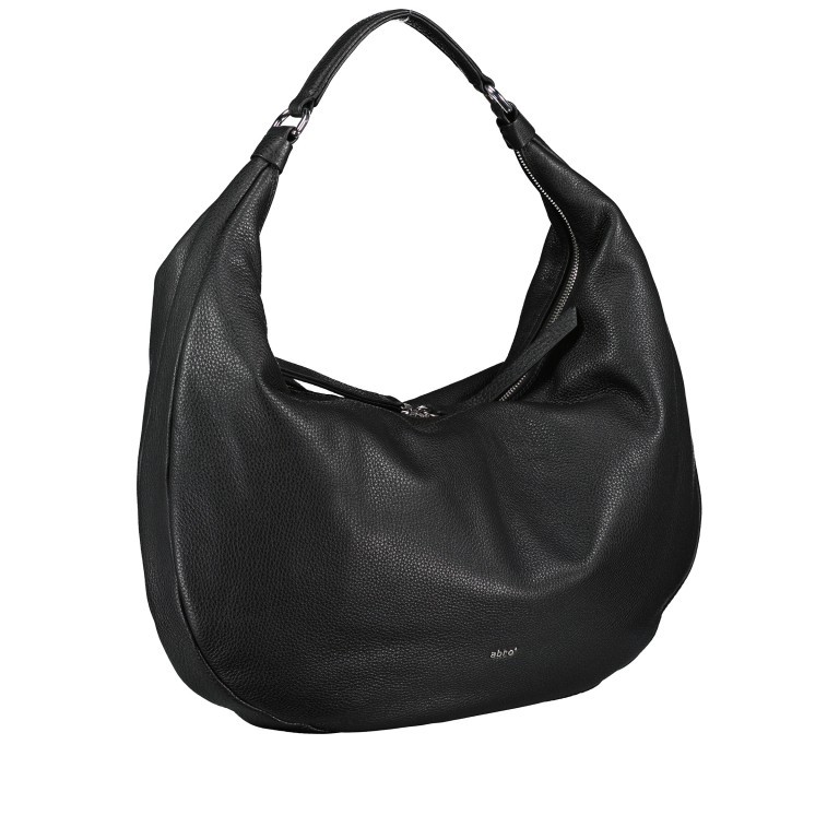 Beuteltasche Dalia Nana Black Nickel, Farbe: schwarz, Marke: Abro, EAN: 4067278000695, Abmessungen in cm: 46x38x10, Bild 2 von 6