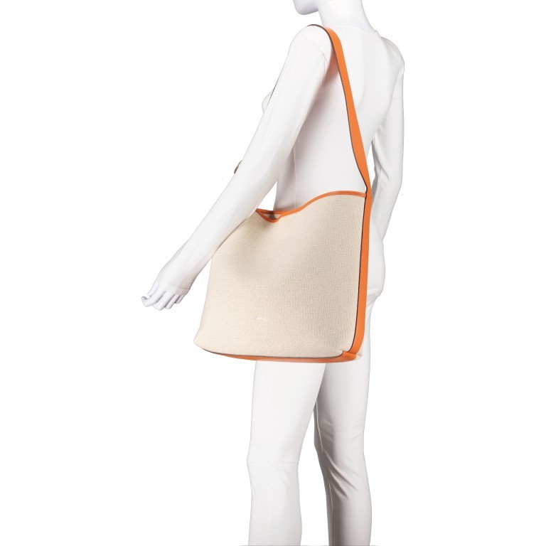 Beuteltasche 11am Ivory Orange, Farbe: orange, Marke: Abro, EAN: 4061724991360, Abmessungen in cm: 35x33x11.5, Bild 4 von 6