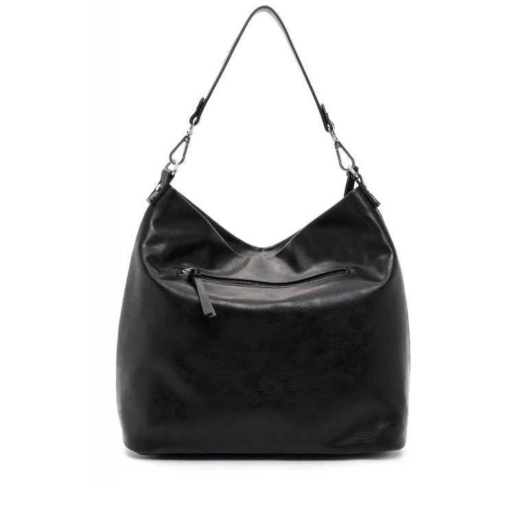 Beuteltasche Liane Black, Farbe: schwarz, Marke: Tamaris, EAN: 4063512081420, Abmessungen in cm: 32x31.5x14, Bild 3 von 5