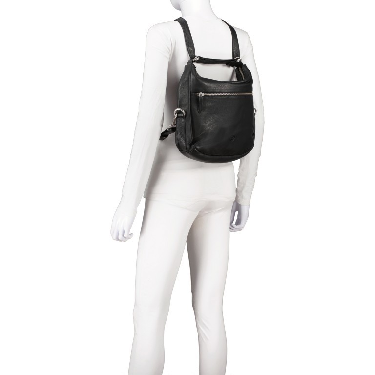 Beuteltasche / Rucksack, Marke: Hausfelder Manufaktur, Abmessungen in cm: 28x29x8, Bild 6 von 7