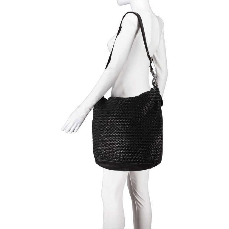 Beuteltasche Soft-Weaving-3 Valerie SW-12108 Charming Cognac, Farbe: cognac, Marke: Harbour 2nd, EAN: 4046478066939, Abmessungen in cm: 32x34x15, Bild 5 von 7