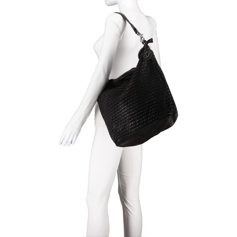 Beuteltasche Soft-Weaving-3 Valerie SW-12108 Charming Cognac, Farbe: cognac, Marke: Harbour 2nd, EAN: 4046478066939, Abmessungen in cm: 32x34x15, Bild 4 von 7