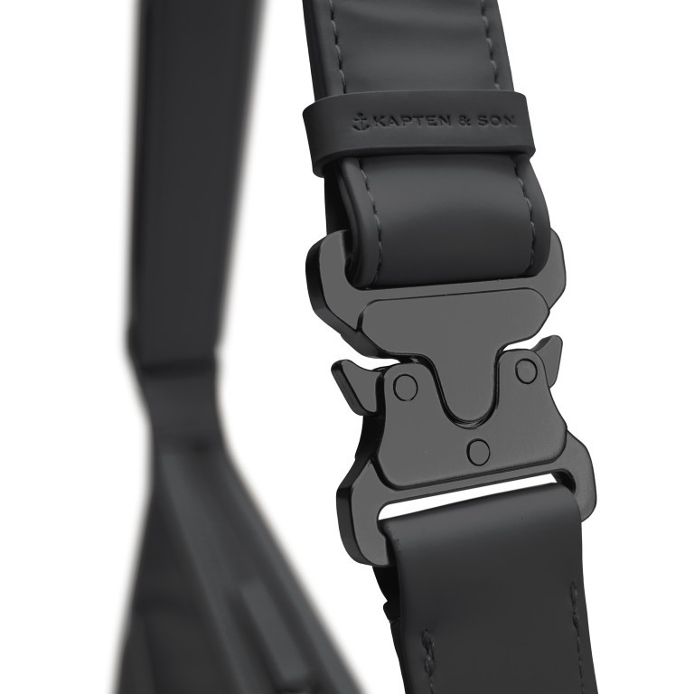 Beuteltasche Torsby All Black, Farbe: schwarz, Marke: Kapten & Son, EAN: 4251145237707, Abmessungen in cm: 25x16x2.5, Bild 6 von 7