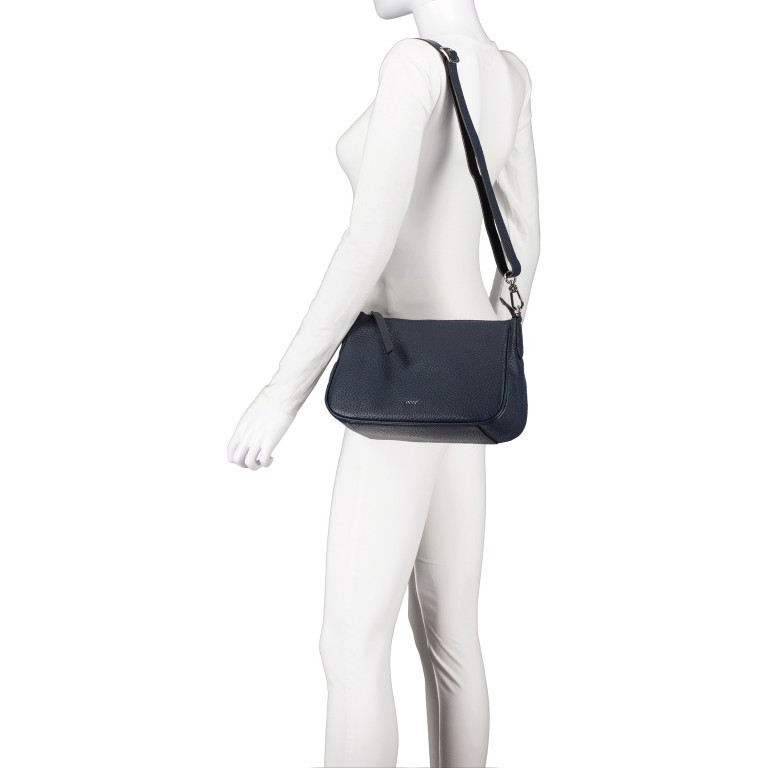 Beuteltasche Ranger Thea Navy, Farbe: blau/petrol, Marke: Abro, EAN: 4067278115870, Abmessungen in cm: 28x18x12, Bild 6 von 8