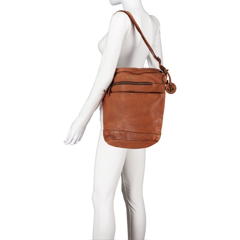 Beuteltasche Anchor-Love Minna 2 AL-10959-2 mit Laptopfach 13 Zoll Dark Ash, Farbe: anthrazit, Marke: Harbour 2nd, EAN: 4046478067936, Abmessungen in cm: 34.5x33.5x10.5, Bild 4 von 6