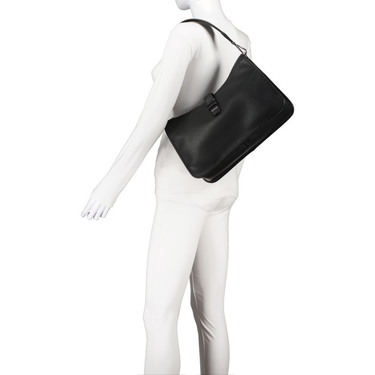 Beuteltasche Maddie Shoulder Bag Medium Beige, Farbe: taupe/khaki, Marke: Boss, EAN: 4063539993751, Abmessungen in cm: 36x23.5x11.5, Bild 5 von 8
