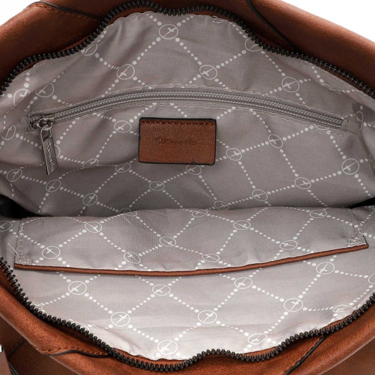 Beuteltasche Anabell Cognac, Farbe: cognac, Marke: Tamaris, EAN: 4063512110526, Abmessungen in cm: 33x33x12, Bild 4 von 5