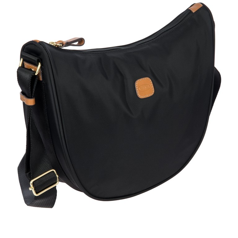 Beuteltasche X-BAG & X-Travel Moonbag, Farbe: schwarz, blau/petrol, braun, grün/oliv, rot/weinrot, orange, Marke: Brics, Abmessungen in cm: 33x26x9.5, Bild 2 von 7