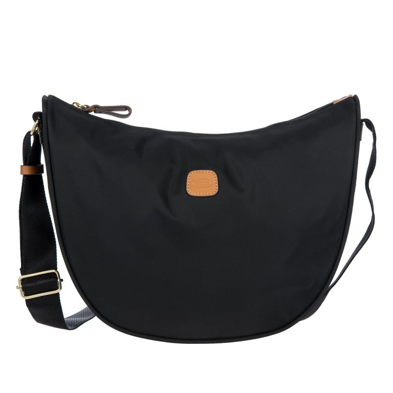 Beuteltasche X-BAG & X-Travel Moonbag, Farbe: schwarz, blau/petrol, grün/oliv, orange, Marke: Brics, Abmessungen in cm: 33x26x9.5, Bild 1 von 7