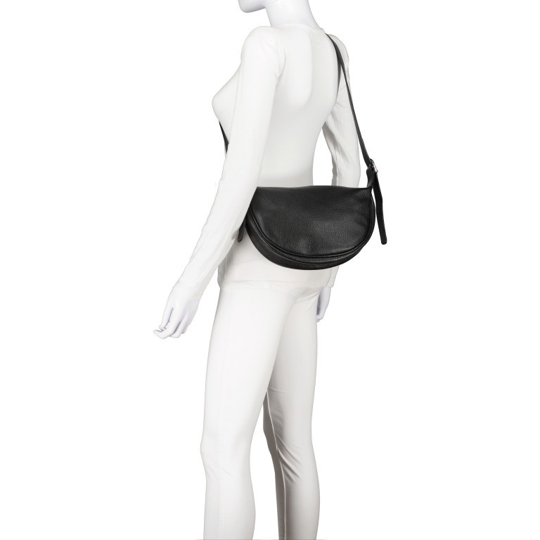 Beuteltasche Moonbag, Marke: Hausfelder Manufaktur, Abmessungen in cm: 29x18x5.5, Bild 5 von 6