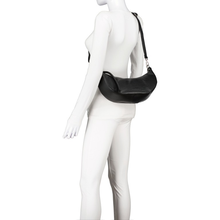Beuteltasche Moonbag, Marke: Hausfelder Manufaktur, Abmessungen in cm: 31x18x10.5, Bild 7 von 8