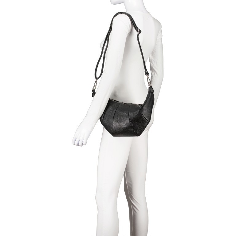 Beuteltasche mit drei Riemen, Marke: Hausfelder Manufaktur, Abmessungen in cm: 35x18.5x3, Bild 5 von 7
