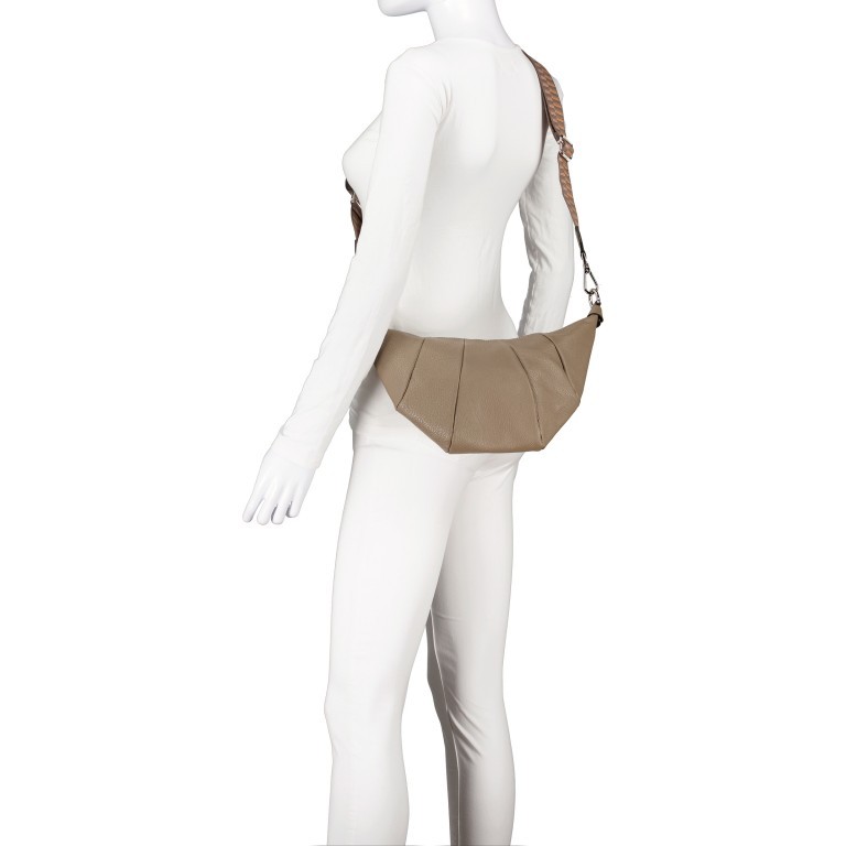 Beuteltasche mit drei Riemen, Marke: Hausfelder Manufaktur, Abmessungen in cm: 35x18.5x3, Bild 6 von 7