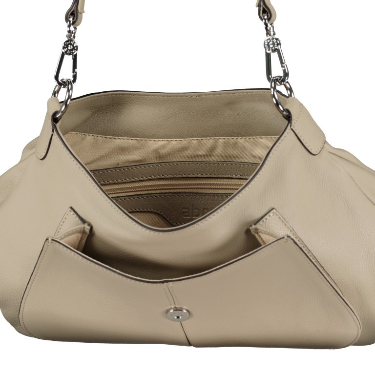 Beuteltasche Dalia Evelyn Siena, Farbe: taupe/khaki, Marke: Abro, EAN: 4067278255132, Abmessungen in cm: 38x22x13, Bild 8 von 8