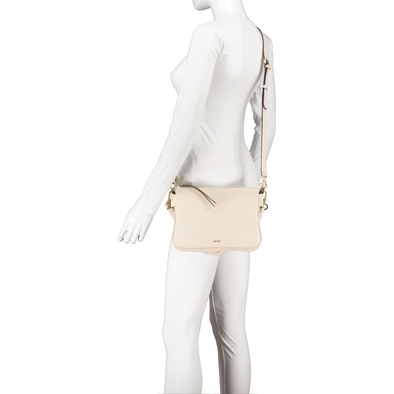 Umhängetasche Kavir Twofold Beige, Farbe: beige, Marke: Abro, EAN: 4067278262888, Abmessungen in cm: 26x18.5x5, Bild 7 von 8