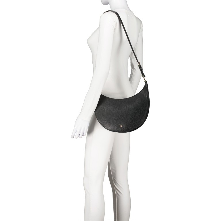 Beuteltasche Delia M, Marke: AIGNER, Abmessungen in cm: 29x24x7, Bild 3 von 5