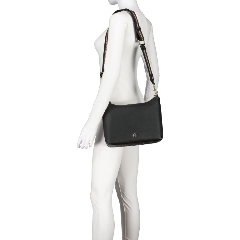 Beuteltasche Zita S, Marke: AIGNER, Abmessungen in cm: 30x22x9, Bild 3 von 5