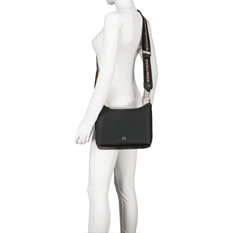 Beuteltasche Zita S, Marke: AIGNER, Abmessungen in cm: 30x22x9, Bild 4 von 5