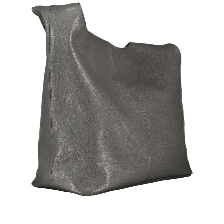 Beuteltasche Dollaro, Farbe: schwarz, grau, blau/petrol, braun, cognac, taupe/khaki, grün/oliv, rot/weinrot, beige, weiß, Marke: Hausfelder Manufaktur, Abmessungen in cm: 33.5x32.5x16, Bild 2 von 5