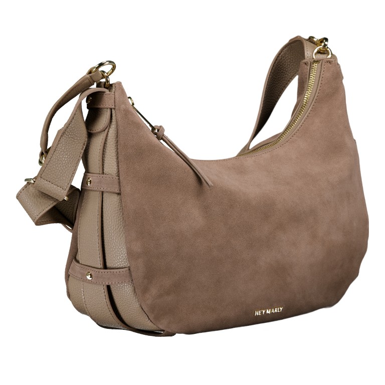 Beuteltasche Lifetime Sister Suede M, Marke: Hey Marly, Abmessungen in cm: 35.5x27x11.2, Bild 2 von 7