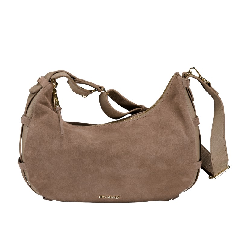 Beuteltasche Lifetime Sister Suede M, Marke: Hey Marly, Abmessungen in cm: 35.5x27x11.2, Bild 1 von 7
