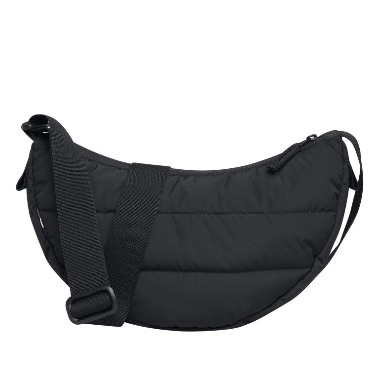Beuteltasche Puffer Moon Bag Small Monochrome, Farbe: schwarz, taupe/khaki, beige, Marke: Got Bag, Abmessungen in cm: 32x18x9, Bild 3 von 7