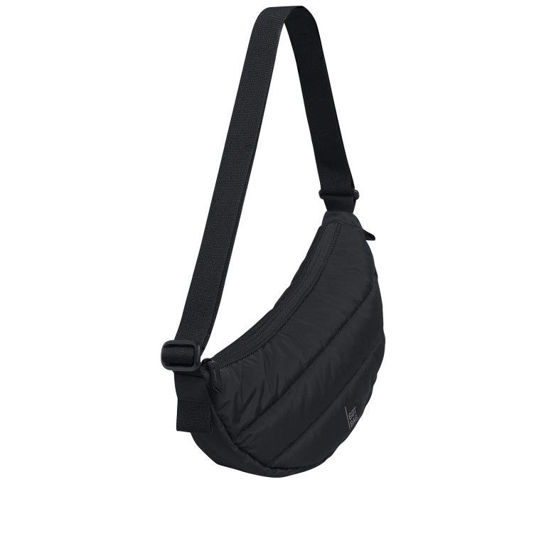 Beuteltasche Puffer Moon Bag Small Monochrome, Farbe: schwarz, taupe/khaki, beige, Marke: Got Bag, Abmessungen in cm: 32x18x9, Bild 2 von 7
