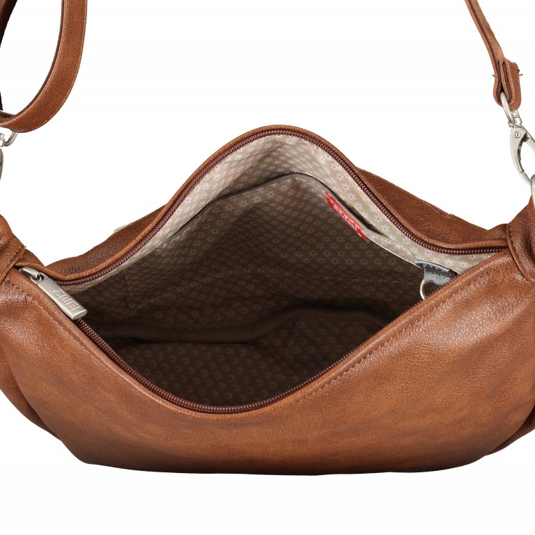 Beuteltasche Mademoiselle Halfmoon Bag M70, Farbe: schwarz, grau, blau/petrol, braun, cognac, grün/oliv, rot/weinrot, beige, Marke: Zwei, Abmessungen in cm: 34x18x11, Bild 8 von 8