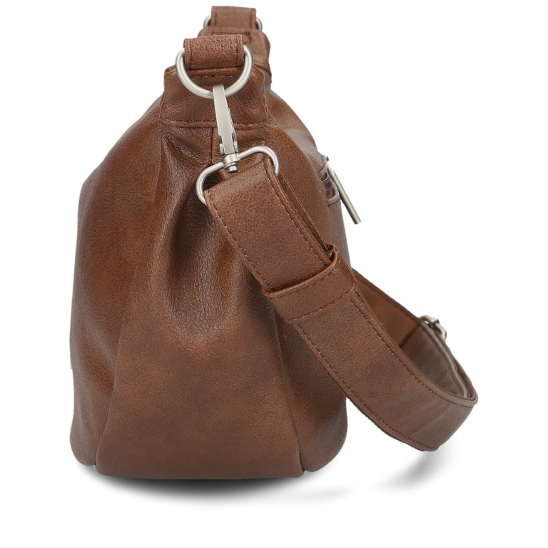 Beuteltasche Mademoiselle Halfmoon Bag M70, Farbe: schwarz, grau, blau/petrol, braun, cognac, grün/oliv, rot/weinrot, beige, Marke: Zwei, Abmessungen in cm: 34x18x11, Bild 4 von 8