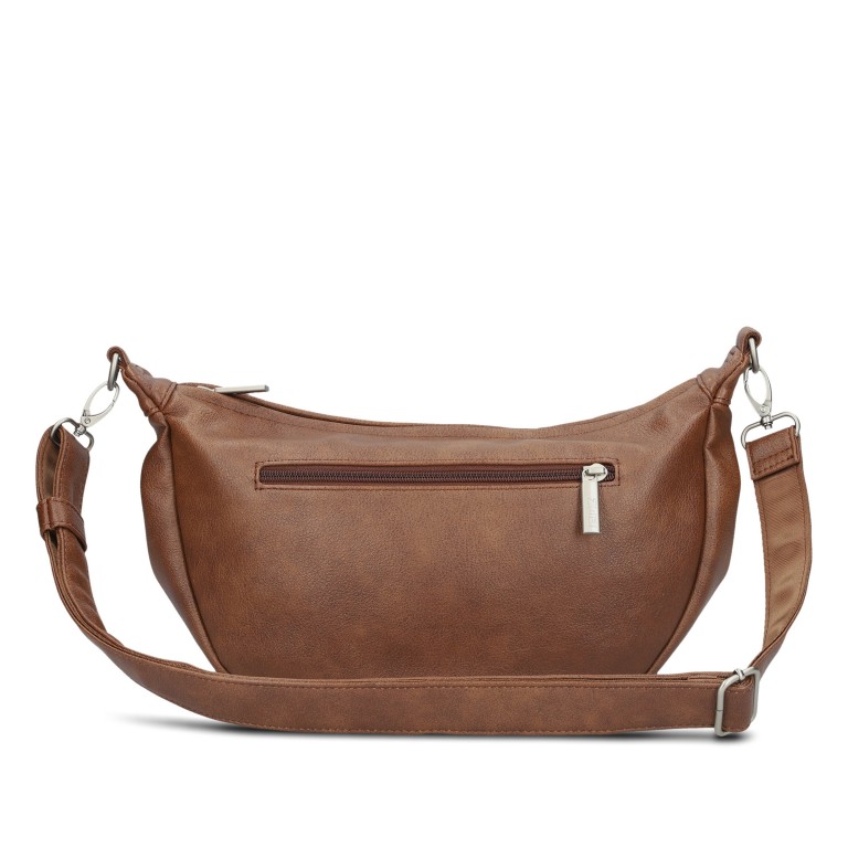Beuteltasche Mademoiselle Halfmoon Bag M70, Farbe: schwarz, grau, blau/petrol, braun, cognac, grün/oliv, rot/weinrot, beige, Marke: Zwei, Abmessungen in cm: 34x18x11, Bild 5 von 8