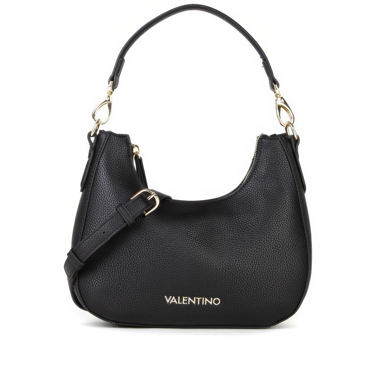 Beuteltasche Brixton, Farbe: schwarz, braun, rot/weinrot, beige, Marke: Valentino Bags, Abmessungen in cm: 26x22x7, Bild 1 von 4