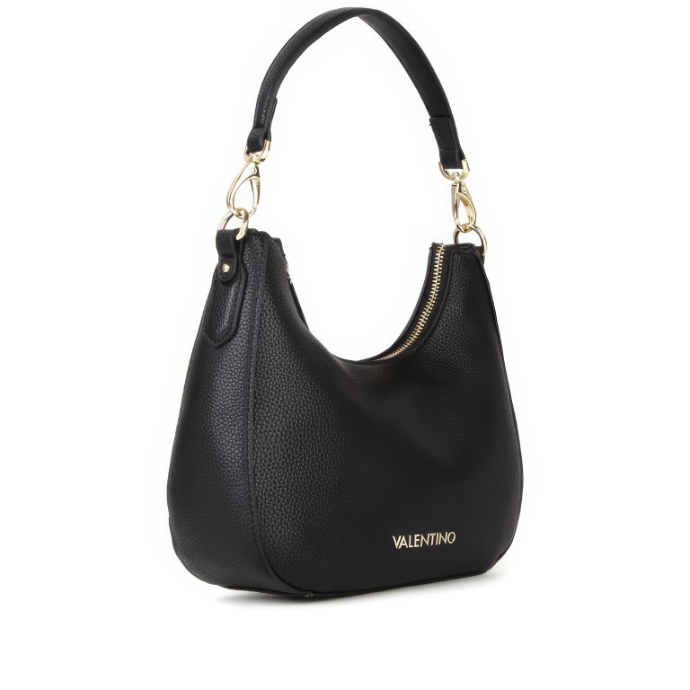 Beuteltasche Brixton, Farbe: schwarz, braun, rot/weinrot, beige, Marke: Valentino Bags, Abmessungen in cm: 26x22x7, Bild 2 von 4