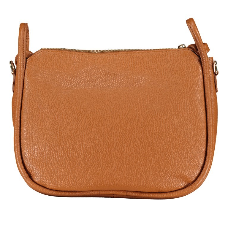 Beuteltasche mit Goldfittings, Marke: Hausfelder Manufaktur, Abmessungen in cm: 32.5x24.5x10.2, Bild 3 von 8