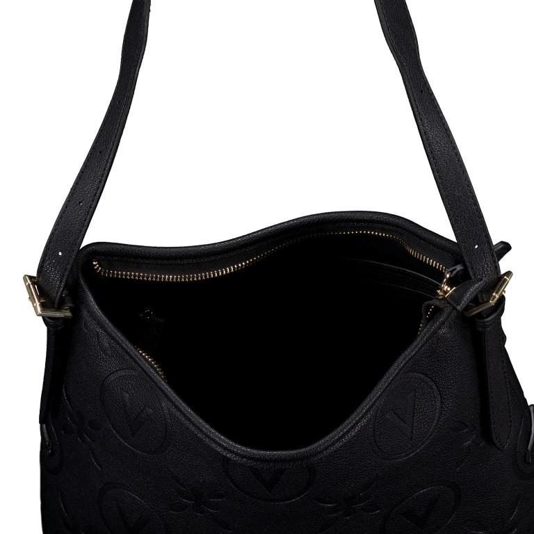 Beuteltasche Samba Relove Recycle, Farbe: schwarz, beige, Marke: Valentino Bags, Abmessungen in cm: 29.5x24x12, Bild 5 von 5