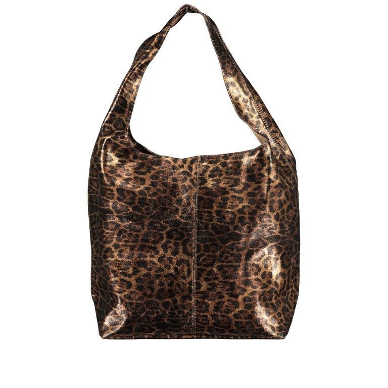 Beuteltasche Leoprint, Marke: Hausfelder Manufaktur, Abmessungen in cm: 33.5x32x16, Bild 3 von 5