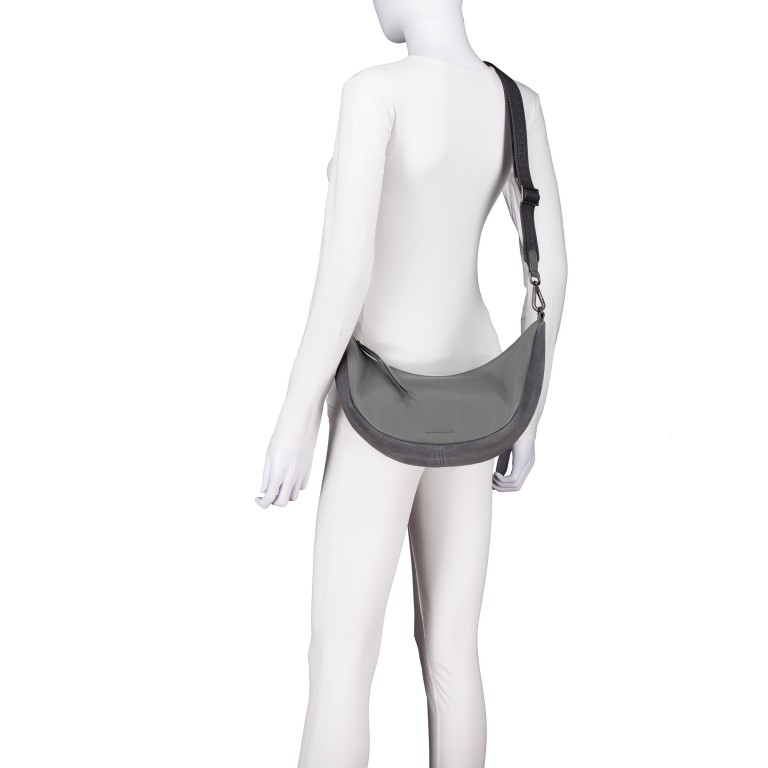 Beuteltasche Just-Pure Calista JP-13337, Farbe: anthrazit, grau, Marke: Harbour 2nd, Abmessungen in cm: 30x22x9, Bild 6 von 7