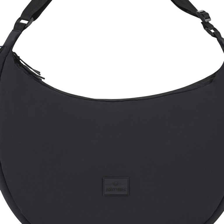 Beuteltasche Halfmoon Bag Kaia Large, Farbe: schwarz, beige, Marke: Johnny Urban, Abmessungen in cm: 51x41x16, Bild 8 von 9