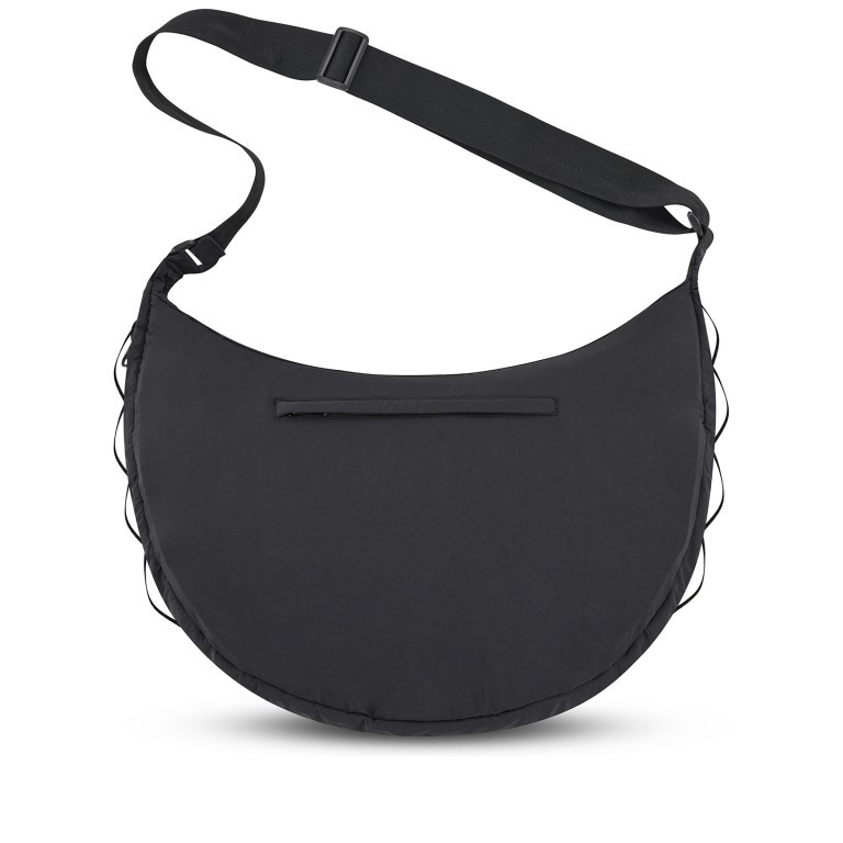Beuteltasche Halfmoon Bag Kaia Large, Farbe: schwarz, beige, Marke: Johnny Urban, Abmessungen in cm: 51x41x16, Bild 2 von 9