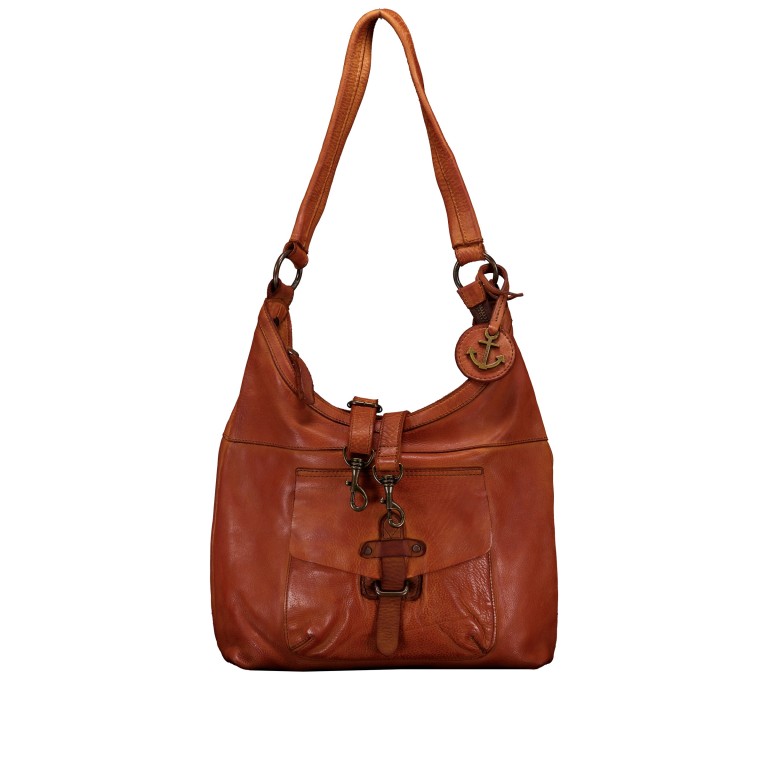 Beuteltasche Urban-Poets Cameron UP-13121, Farbe: anthrazit, cognac, Marke: Harbour 2nd, Abmessungen in cm: 27x31.5x7.5, Bild 1 von 7