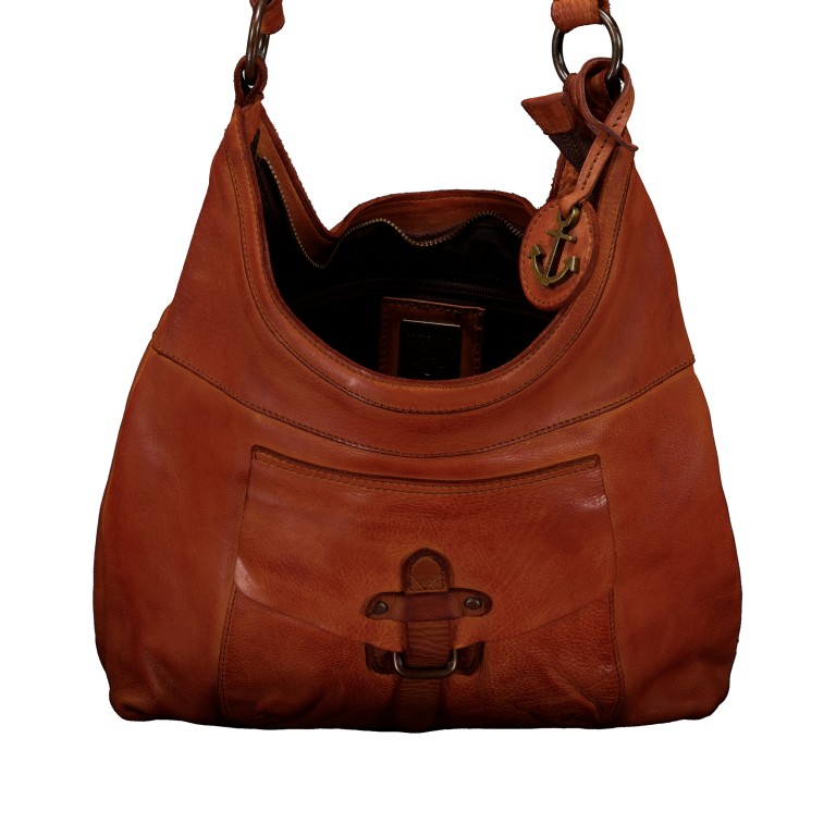 Beuteltasche Urban-Poets Cameron UP-13121, Farbe: anthrazit, cognac, Marke: Harbour 2nd, Abmessungen in cm: 27x31.5x7.5, Bild 7 von 7