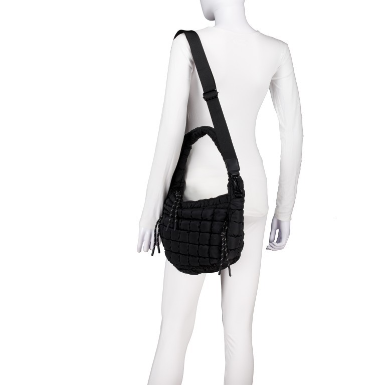 Beuteltasche Chelsy 14900, Farbe: schwarz, blau/petrol, beige, Marke: Suri Frey, Abmessungen in cm: 35x23x8, Bild 6 von 9