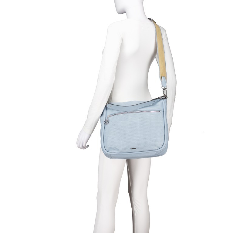 Beuteltasche Patsy 14874, Farbe: blau/petrol, weiß, Marke: Suri Frey, Abmessungen in cm: 35x30x10, Bild 7 von 9