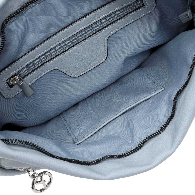 Beuteltasche Patsy 14874, Farbe: blau/petrol, weiß, Marke: Suri Frey, Abmessungen in cm: 35x30x10, Bild 8 von 9