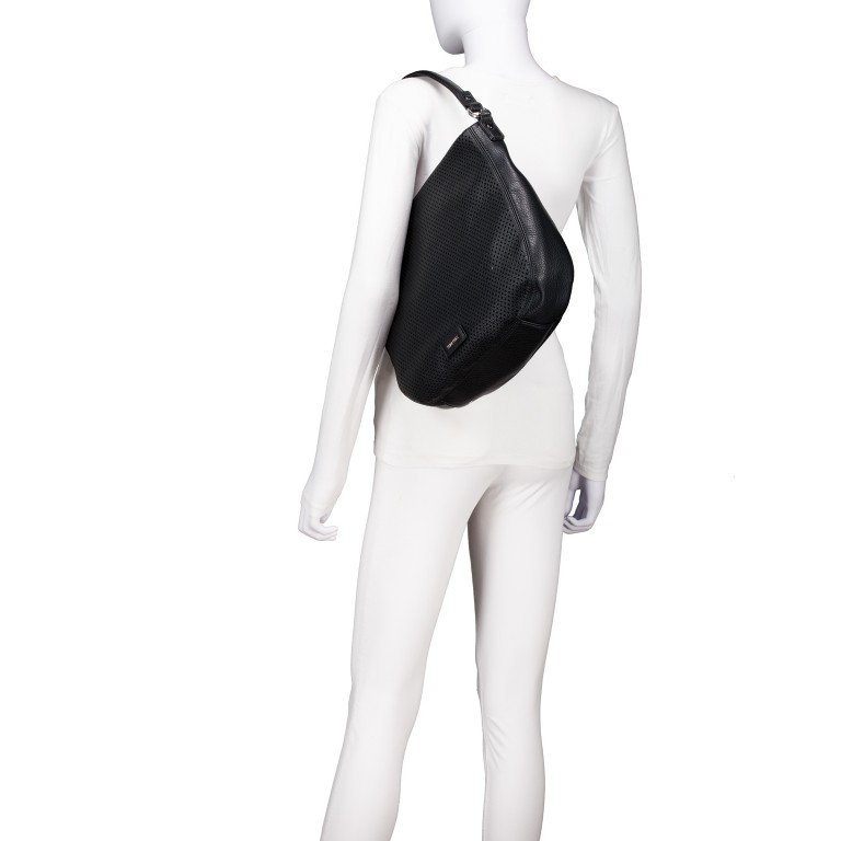 Beuteltasche Cilly 14693, Farbe: schwarz, beige, Marke: Suri Frey, Abmessungen in cm: 43x35x13, Bild 4 von 8