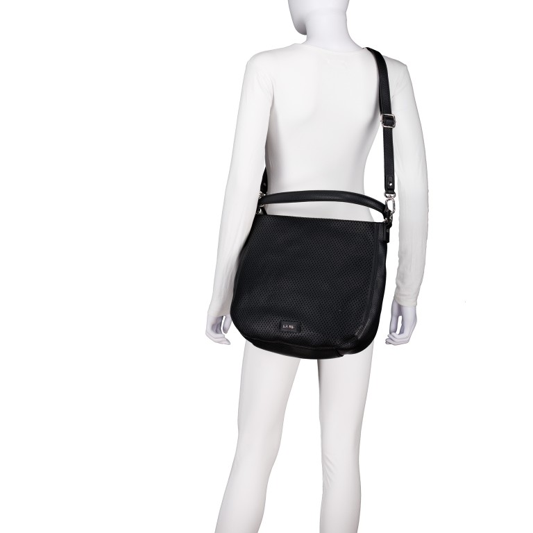 Beuteltasche Cilly 14693, Farbe: schwarz, beige, Marke: Suri Frey, Abmessungen in cm: 43x35x13, Bild 6 von 8