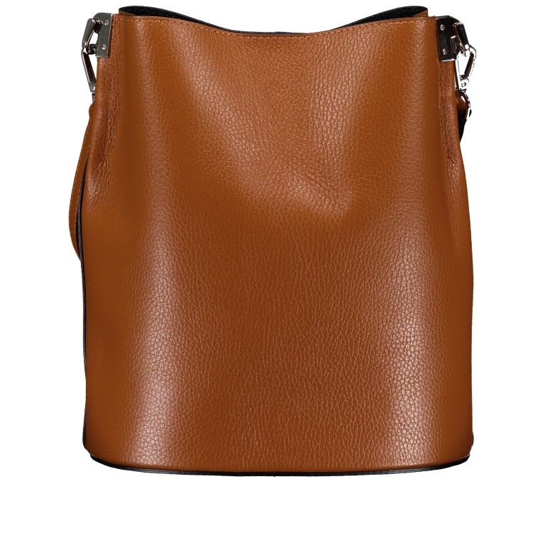 Beuteltasche Velours mit zwei Riemen, Farbe: grau, braun, taupe/khaki, grün/oliv, rot/weinrot, beige, Marke: Hausfelder Manufaktur, Abmessungen in cm: 23x27x16, Bild 3 von 7