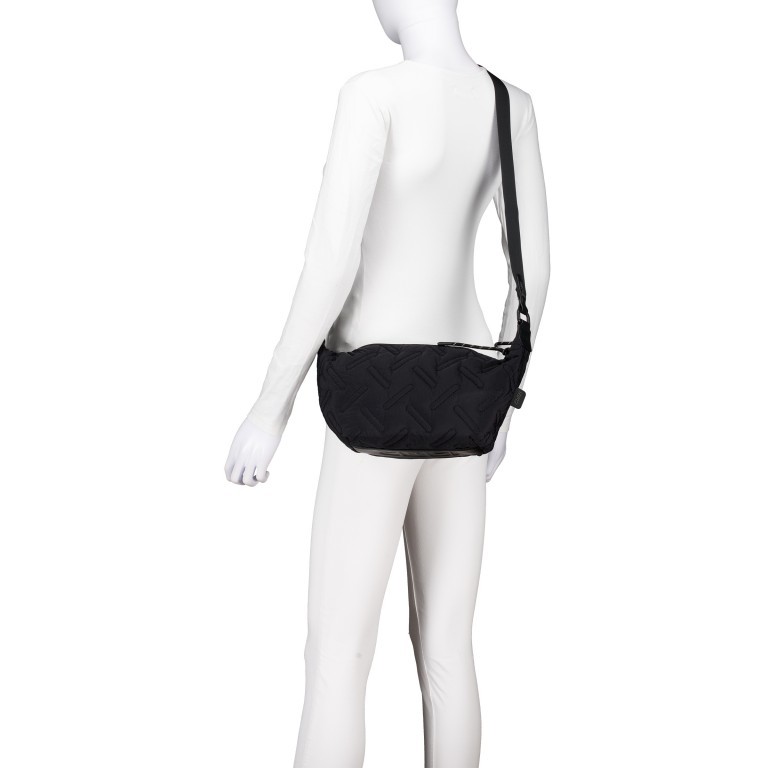 Beuteltasche Cleo CL60, Farbe: schwarz, beige, Marke: Zwei, Abmessungen in cm: 36x16x13, Bild 7 von 10