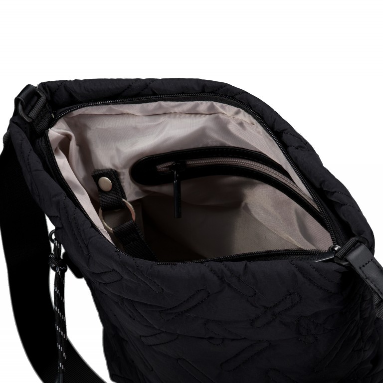 Beuteltasche Cleo CL90, Farbe: schwarz, beige, Marke: Zwei, Abmessungen in cm: 35x26x14, Bild 9 von 10